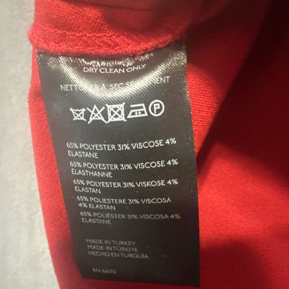 NWT Anthropologie Maeve Red Twist Mini Skirt Size 10‎ Red Bow Holiday Twee
